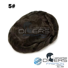 Prótese Capilar Masculina InvisiSkin Inject Pro – PU Injetado 0.08mm| Cabelo 100% Humano Premium