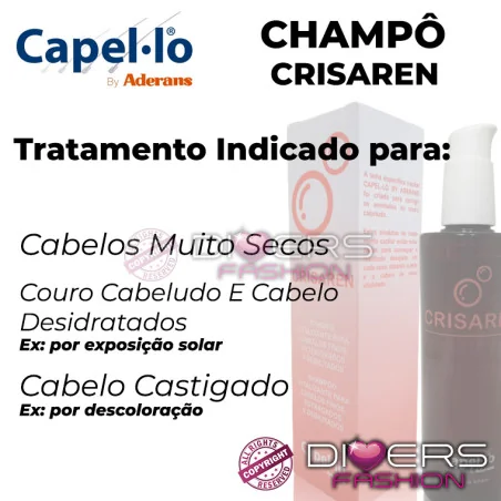 Champô Crisaren – Para Cabelos Secos e Danificados | Suavizante & Hidratante indicações