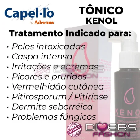Tónico Capilar Kenol – Anticaspa & Detox | Couro Cabeludo Sensível e Irritado indicações