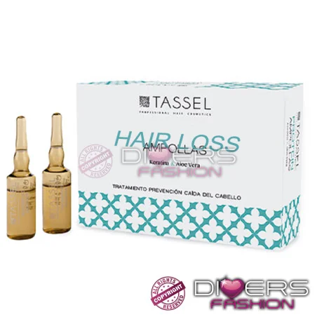 Tratamento Anti-Queda com Ampolas (12×10 ml) + Champô 400 ml | TASSEL Hair Loss