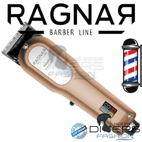 Máquina de Corte Profissional Ragnar Galaxy 0,5 mm – Ideal para Zerar, Corte Rente e Definir base de degradê