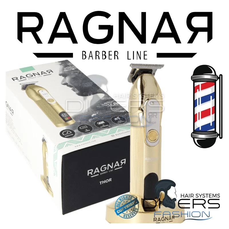 Máquina de Retoques Lâmina 40mm Profissional Ragnar Thor Gold – Design Premium Máquina de Retoques Lâmina 40mm Profissional Ragnar Thor Gold – Design Premium
