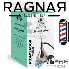 Pulverizador Vintage em Aço Inoxidável 250ml – Barber Line | Design Clássico & Profissional