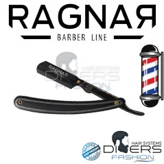 Navalha Profissional Ragnar Refined Negra – 145mm | Aço Inoxidável & Resina de Alta Qualidade