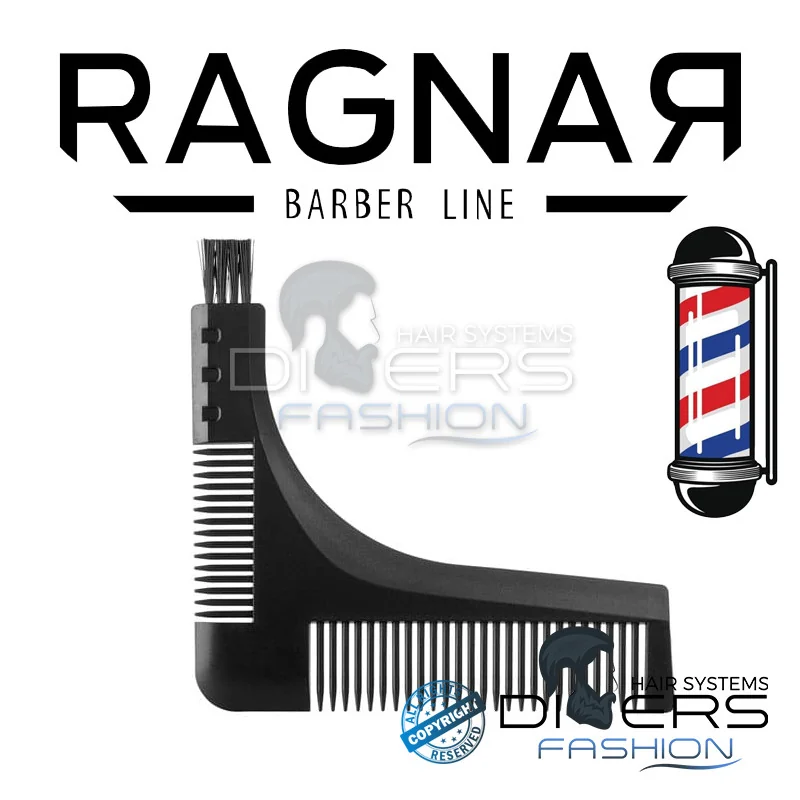 Pente Guia para Barba e Bigode Barber Line – Eurostil | Precisão & Estilo