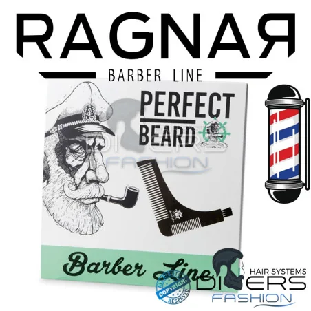 Pente Guia para Barba e Bigode Barber Line – Eurostil | Precisão & Estilo
