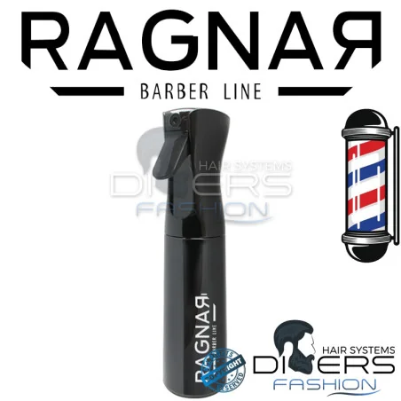 Pulverizador de Água Contínuo 360º Ragnar – Eurostil Barber Line | Spray Uniforme & Profissional preto