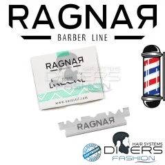 Lâminas de Barbear Ragnar Platinum – Meia Lâmina Profissional em Aço Inoxidável | Caixa 100 un.