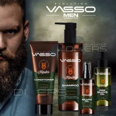 Óleo Pré-Barba Hidratante & Calmante 75ml – VASSO Hipster Mustache & Beard Viking Period
