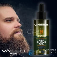 Óleo Pré-Barba Hidratante & Calmante 75ml – VASSO Hipster Mustache & Beard Viking Period