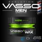 Cera de Pentear Efeito Mate 150ml – VASSO Styling Wax Matte Head | Fixação Forte & Natural