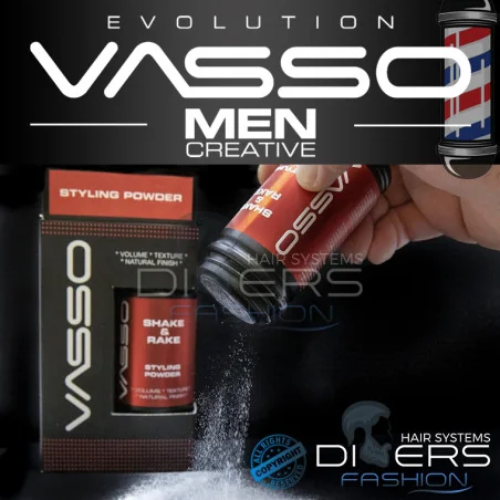 Pó de Estilizar para Volume & Textura 20g – VASSO Hair Styling Powder Shake & Rake