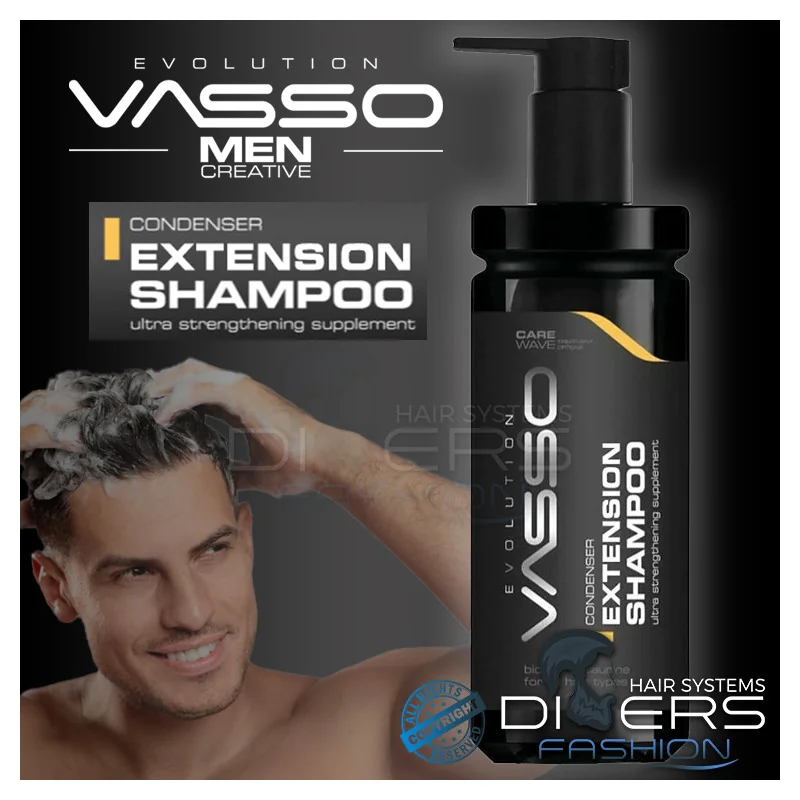 Champô Para Aumento Densidade Capilar com Biotina & Taurina – VASSO Condenser Extension 370ml Champô Para Aumento Densidade Capilar com Biotina & Taurina – VASSO Condenser Extension 370ml