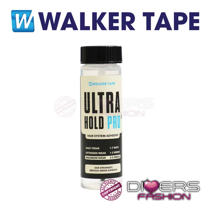 Cola Capilar Ultra Hold Pro: Base Silicone - Flexível e Duradoura| Walker Tape Para Prótese