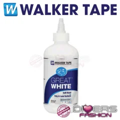 Cola Capilar Great White: Base de Água Fixação Forte Prótese| Walker Tape
