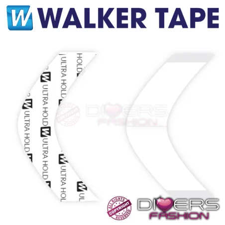 Mini's & Contornos Ultra Hold Fita Adesiva para Sistemas Capilares: Fixação Extra Forte e Duradoura | Walker Tape