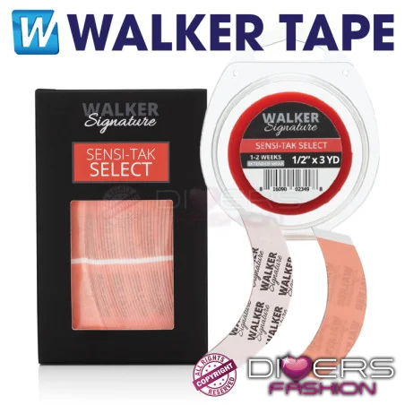 Sensi-Tak Select Signature Fita Adesiva para Sistemas Capilares: Remoção fácil| Walker Tape