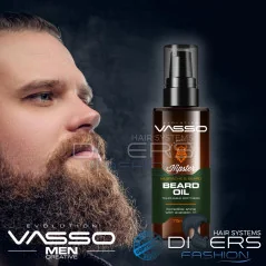 Óleo de Barba Fortificante & Nutritivo 75ml – VASSO Hipster Mustache & Beard Viking Period