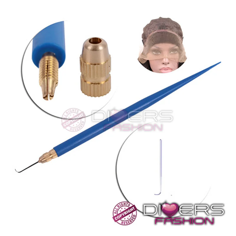 Mandril com Agulha Substituível para Confecção de Perucas e Próteses Capilares – 14 cm