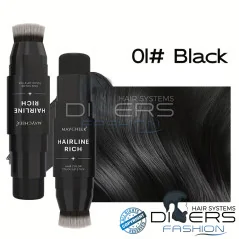 Stick Duplo de Maquilhagem Capilar Hairline Rich – Batom + Pincel Aplicador